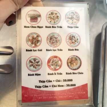 Thực đơn- Ăn vặt Bánh Bèo Huế - Nguyễn Thượng Hiền