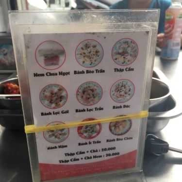 Thực đơn- Ăn vặt Bánh Bèo Huế - Nguyễn Thượng Hiền