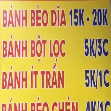 Thực đơn- Ăn vặt Ohzee - Bánh Bèo, Bánh Bột Lọc & Bánh Ít Trần