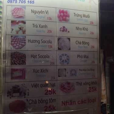 Thực đơn- Ăn vặt Bánh Cá Taiyaki & Gà Non Hong Kong