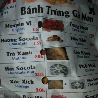 Thực đơn- Ăn vặt Bánh Cá Taiyaki & Gà Non Hong Kong