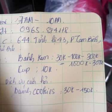 Tổng hợp- Tiệm Bánh Hòa Vy Bakery