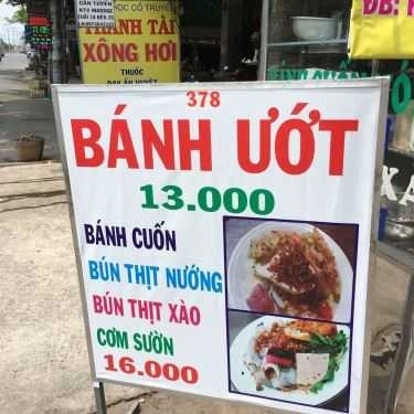 Thực đơn- Ăn vặt Bánh Cuốn, Bánh Ướt & Bún Thịt Nướng