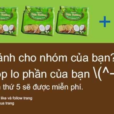 Thực đơn- Shop online Bánh Dừa Nướng Thái Bình