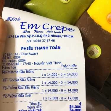 Tổng hợp- Tiệm Bánh Bánh Em Crepe, Bánh Sầu Riêng & Mứt Trái Cây