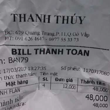 Thực đơn- Ăn vặt Bánh Flan & Bánh Bèo - Chợ Hạnh Thông Tây