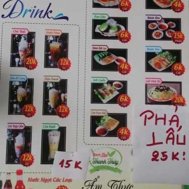 Thực đơn- Ăn vặt Bánh Flan & Bánh Bèo - Chợ Hạnh Thông Tây