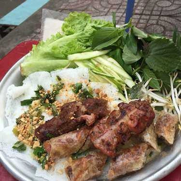 Món ăn- Ăn vặt Bánh Hỏi Thịt Nướng Chả Giò