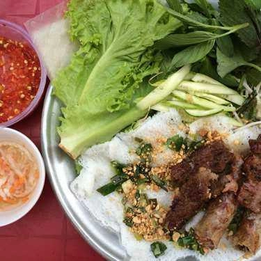 Món ăn- Ăn vặt Bánh Hỏi Thịt Nướng Chả Giò