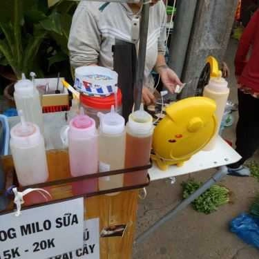 Tổng hợp- Ăn vặt Bánh Hotdog Milo Sữa