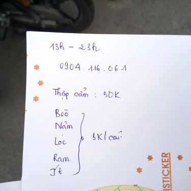 Thực đơn- Ăn vặt Bánh Huế - Nguyễn Công Trứ