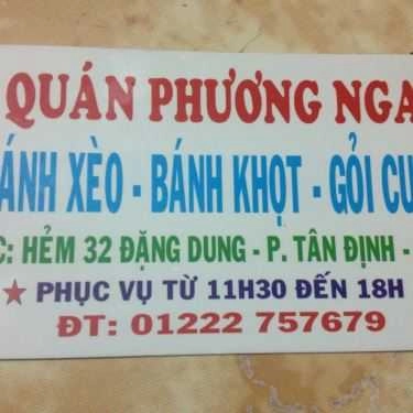 Thực đơn- Ăn vặt Bánh Khọt Đặng Dung