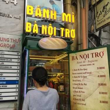 Thực đơn- Ăn vặt Bánh Mì Bà Nội Trợ