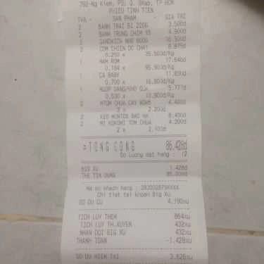 Tổng hợp- Tiệm Bánh Bánh Mì Big C Gò Vấp