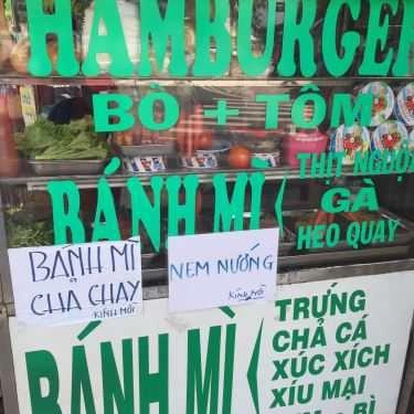 Thực đơn- Tiệm Bánh Boy - Bánh Mì, Nem Huế & Giò Chả