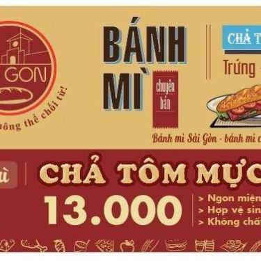 Thực đơn- Ăn vặt Bánh Mì Sài Gòn - Bánh Mì Chả Tôm Mực