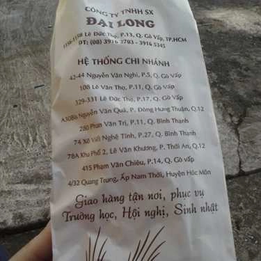 Tổng hợp- Tiệm Bánh Bánh Mì Đại Long