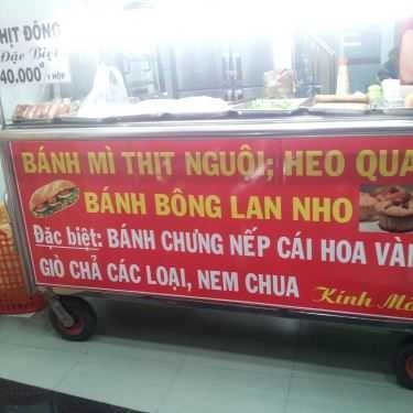 Thực đơn- Tiệm Bánh Định - Bánh Mì Chả Giò