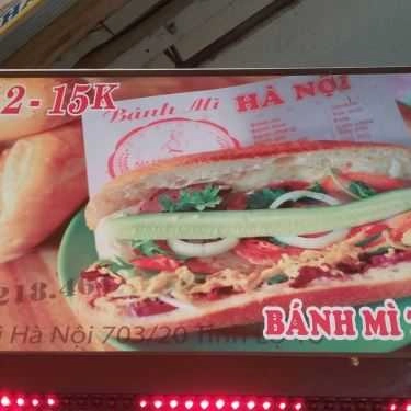 Thực đơn- Tiệm Bánh Bánh Mì Hà Nội - 703/20 Tỉnh Lộ 10