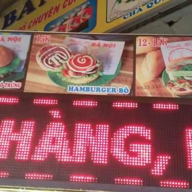 Thực đơn- Tiệm Bánh Bánh Mì Hà Nội - 703/20 Tỉnh Lộ 10