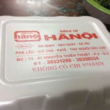 Tổng hợp- Tiệm Bánh Bánh Mì Hà Nội - Nguyễn Thiện Thuật