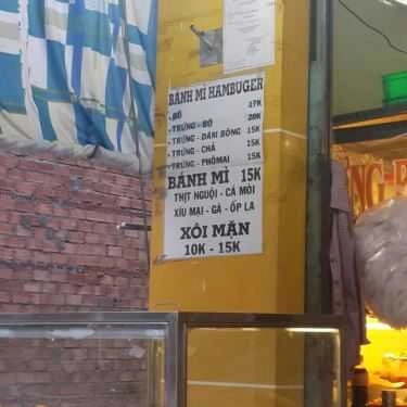 Thực đơn- Tiệm Bánh Bánh Mì Lương Phan