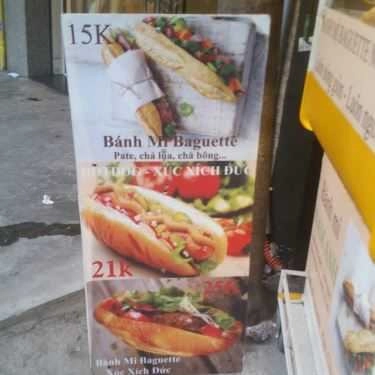 Thực đơn- Ăn vặt Nam Anh - Bánh Mì Baguette