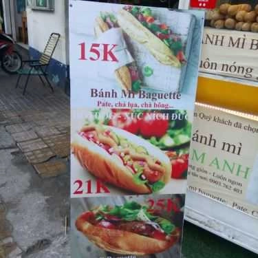 Thực đơn- Ăn vặt Nam Anh - Bánh Mì Baguette - Phan Xích Long