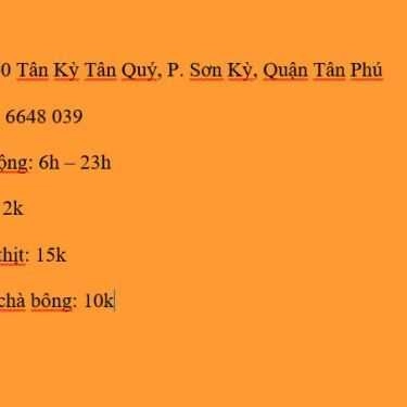 Tổng hợp- Tiệm Bánh Bánh Mì Quỳnh Anh - Tân Kỳ Tân Quý