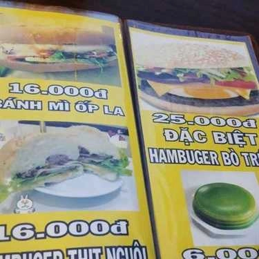 Thực đơn- Ăn vặt Bánh Mì Thi