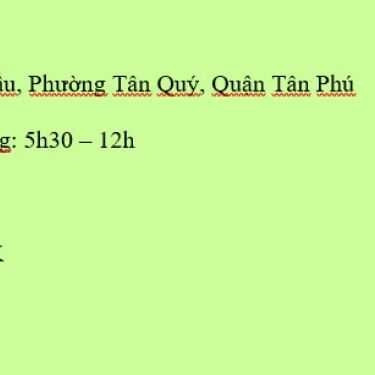 Tổng hợp- Tiệm Bánh Bánh Mì Thịt 101