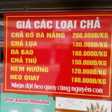 Thực đơn- Tiệm Bánh Bánh Mì Tuấn Mập - 489 Đỗ Xuân Hợp