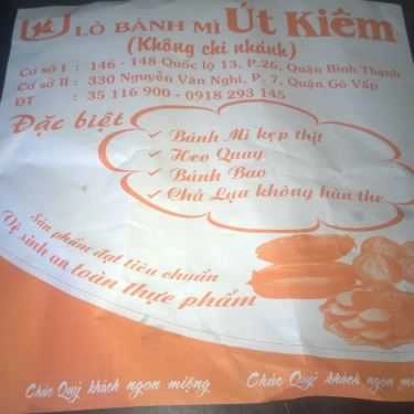 Tổng hợp- Tiệm Bánh Bánh Mì Út Kiêm - Quốc Lộ 13