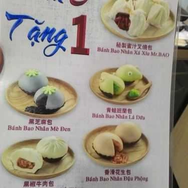 Thực đơn- Tiệm Bánh Mr. Bao - Fastfood