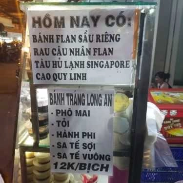 Thực đơn- Ăn vặt Bánh Flan Quỳnh Anh