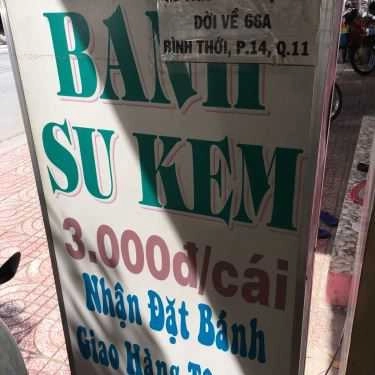 Thực đơn- Tiệm Bánh Bánh Su Kem - Bình Thới