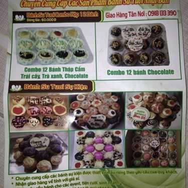 Thực đơn- Tiệm Bánh Bánh Su Tươi Nhật Bản - Lê Quang Định