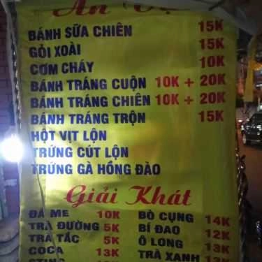 Thực đơn- Ăn vặt Bánh Sữa Chiên - Cù Lao