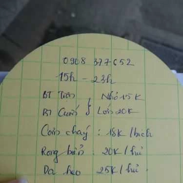 Thực đơn- Ăn vặt Bánh Tráng Trộn & Bánh Tráng Cuốn - Nguyễn Thiện Thuật