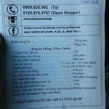Tổng hợp- Phố Ăn Vặt Meoo Meoo