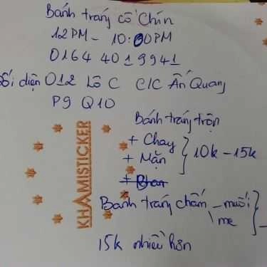 Tổng hợp- Ăn vặt Cô Chín - Bánh Tráng Trộn