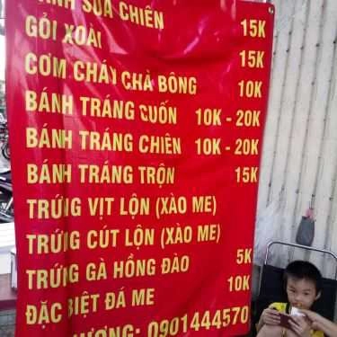 Thực đơn- Ăn vặt Bánh Tráng Cô Phượng