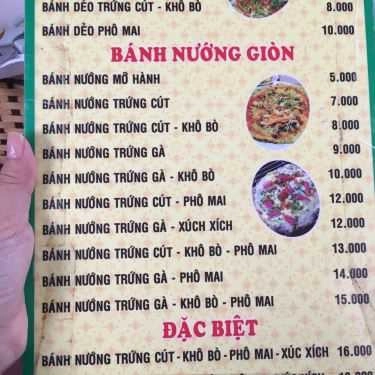 Thực đơn- Ăn vặt Bánh Tráng Nướng Đà Lạt - Làng Tăng Phú