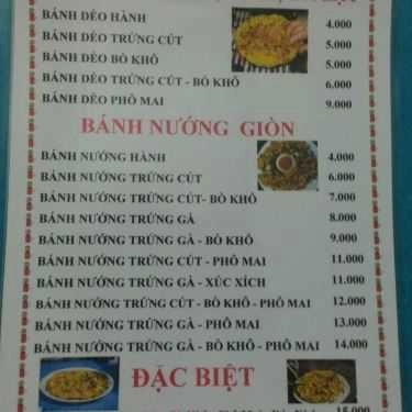 Thực đơn- Ăn vặt Bánh Tráng Nướng Đà Lạt - Làng Tăng Phú