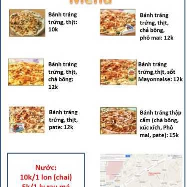 Thực đơn- Ăn vặt Bánh Tráng Nướng - Phạm Văn Đồng