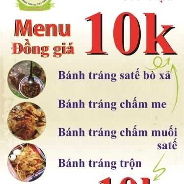 Thực đơn- Ăn vặt Bé Lụa - Bánh Tráng Trộn