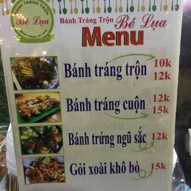 Thực đơn- Ăn vặt Bé Lụa - Bánh Tráng Trộn