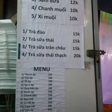 Thực đơn- Ăn vặt Bánh Tráng Trộn & Nước Ép Trái Cây - Hàm Nghi