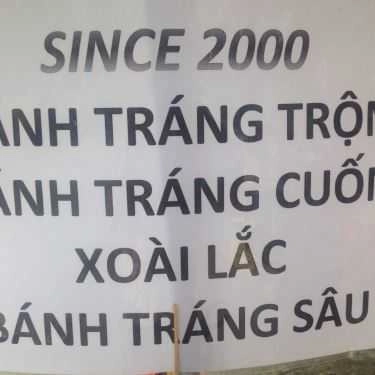 Thực đơn- Ăn vặt Bánh Tráng Trộn Since 2000