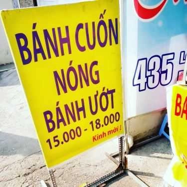 Thực đơn- Ăn vặt Bánh Ướt & Bánh Cuốn Nóng - Lê Quang Định